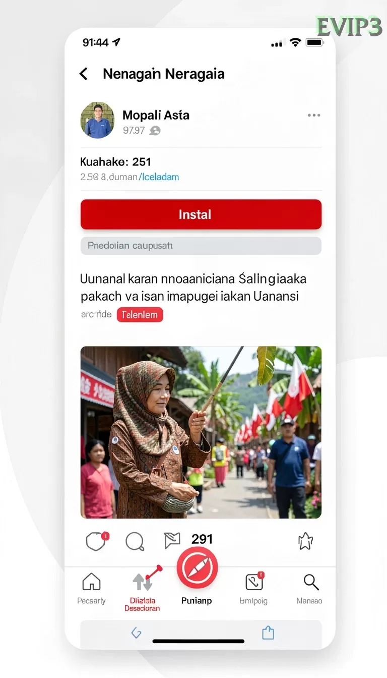 Cuplikan layar HAO788 — pengaturan akun